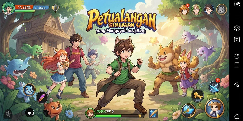 Tampilan gameplay 234E yang memukau dan menarik perhatian.