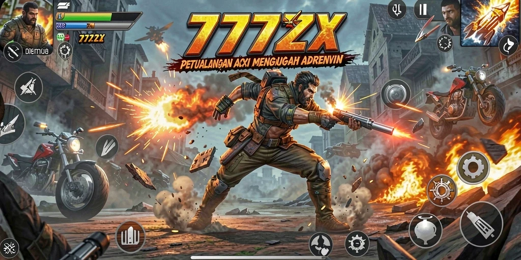 Screenshot gameplay 777ZX dengan aksi seru dan grafis menawan.