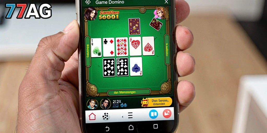 Tampilan gameplay seru dari 77AG dengan fitur interaktif.