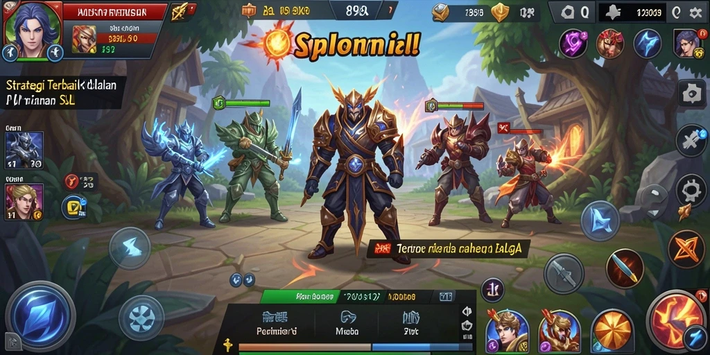 Tampilan gameplay menarik dari 898A yang penuh strategi.