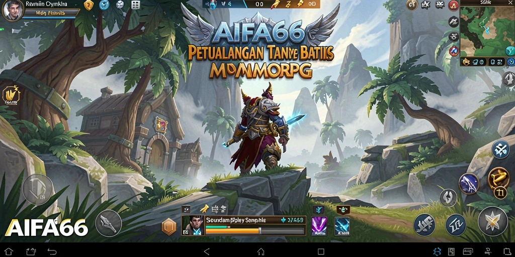 Screenshot AIFA66 menampilkan aksi gameplay seru dalam dunia MMORPG.