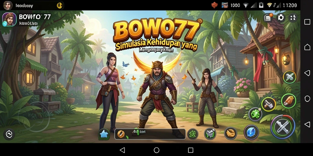 Tampilan gameplay BOWO77 yang interaktif dan menarik.