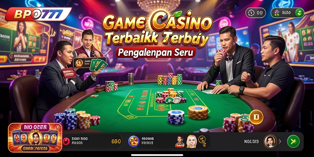 Tampilan gameplay Live Casino yang mendebarkan di BPO777.