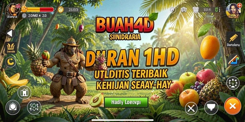 Tampilan utama aplikasi BUAH4D yang intuitif dan fungsional.