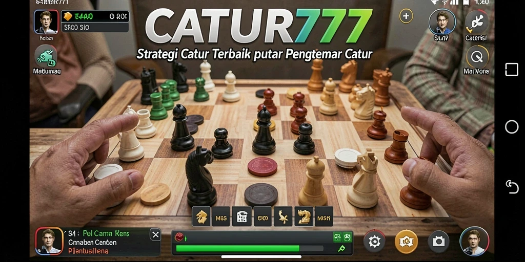 Tampilan gameplay menarik dari CATUR777 dengan berbagai strategi.