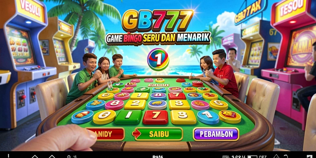 Screenshot utama GB777 menampilkan gameplay Bingo yang seru.
