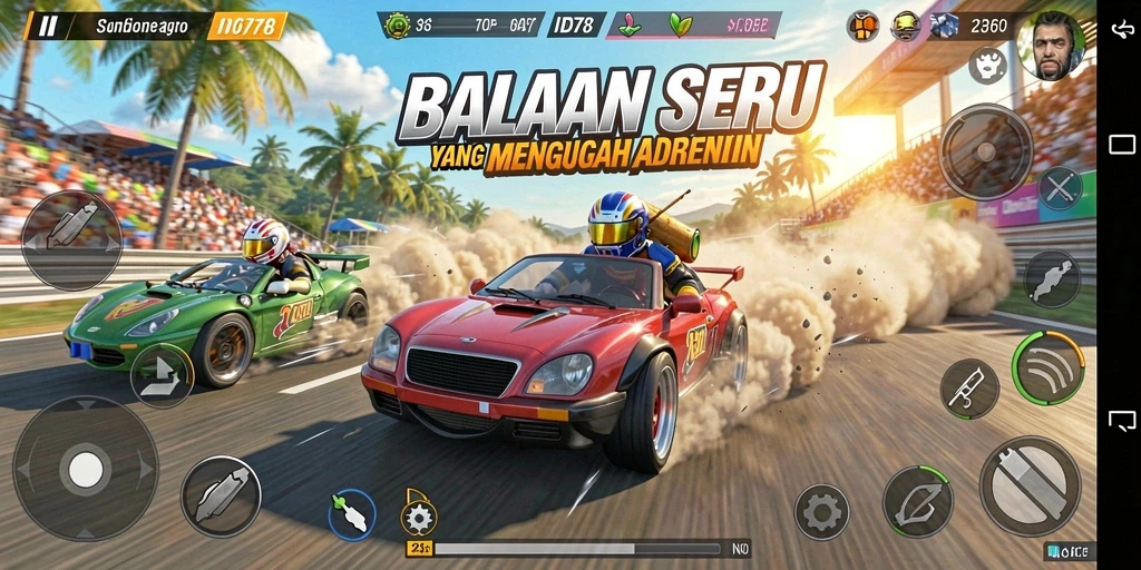 Gameplay Seru di ID678 dengan Balapan yang Menegangkan