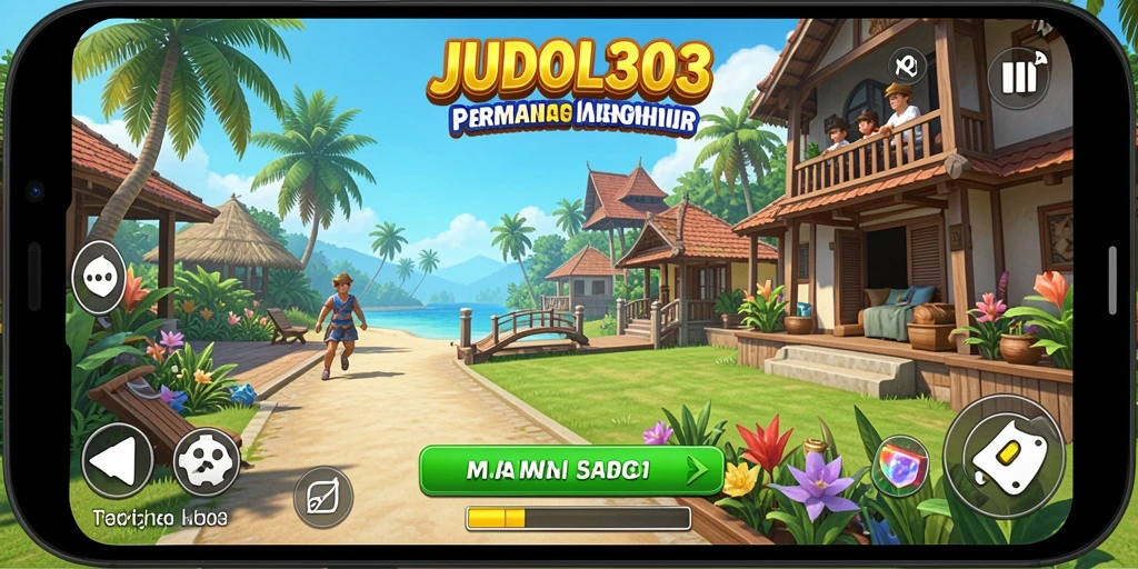 Tampilan gameplay JUDOL303 yang cerah dan menarik.