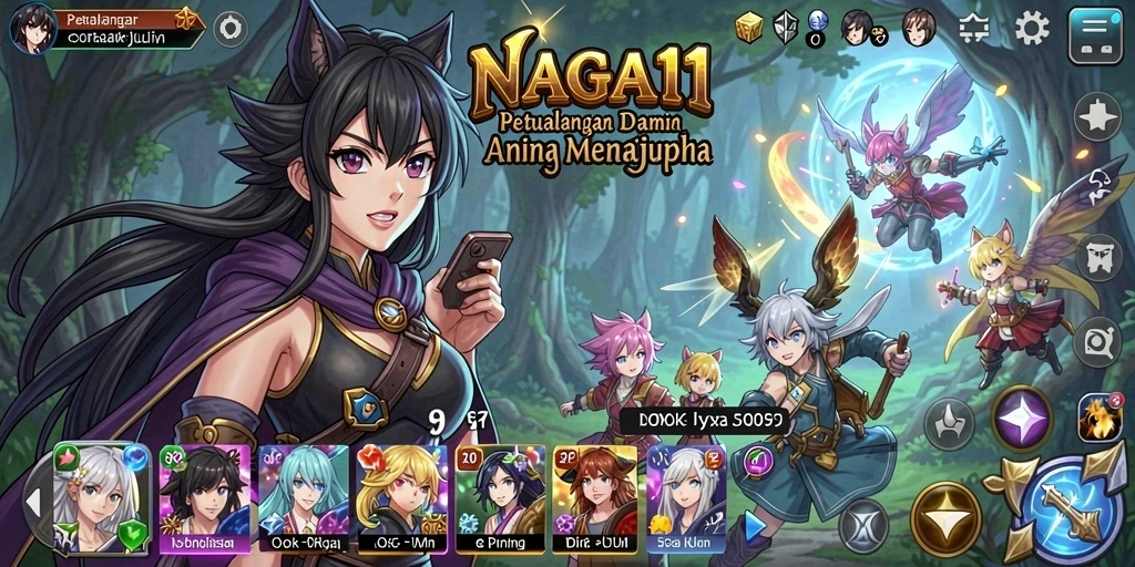 Screenshot dari gameplay NAGA11 yang memukau dan penuh aksi.