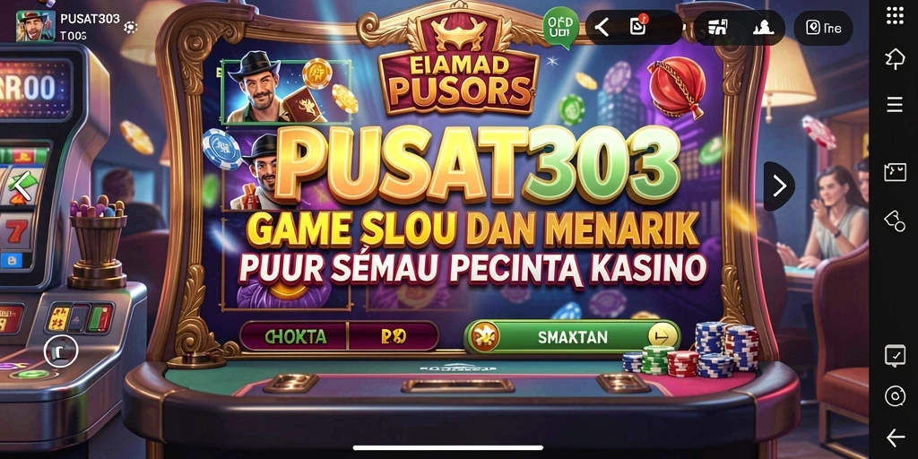 Tampilan gameplay PUSAT303 yang menarik dan interaktif.