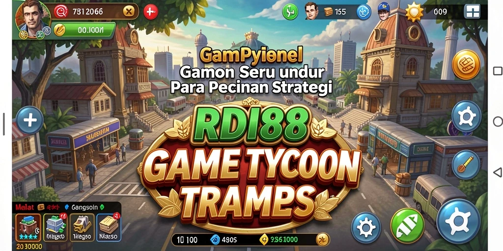 Tampilan gameplay RDI88 yang menampilkan aksi Tycoon yang mendebarkan.