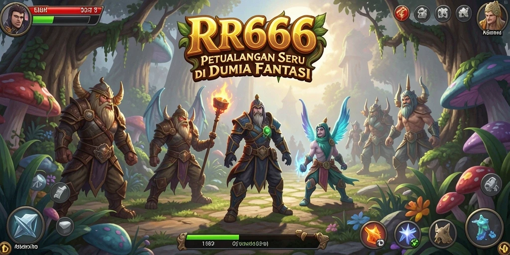 Tampilan gameplay menakjubkan dari RR666 yang menampilkan petualangan seru.